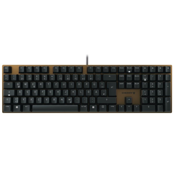 Klávesnice CHERRY KC 200 MX, USB, QWERTZ (německé rozvržení), černá