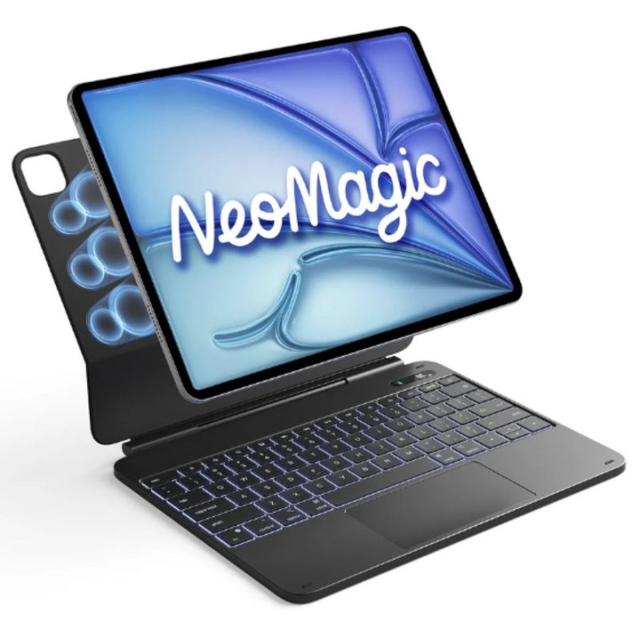 Ochranné pouzdro s klávesnicí INATECK NeoMagic N0073/N0074, QWERTZ, černá