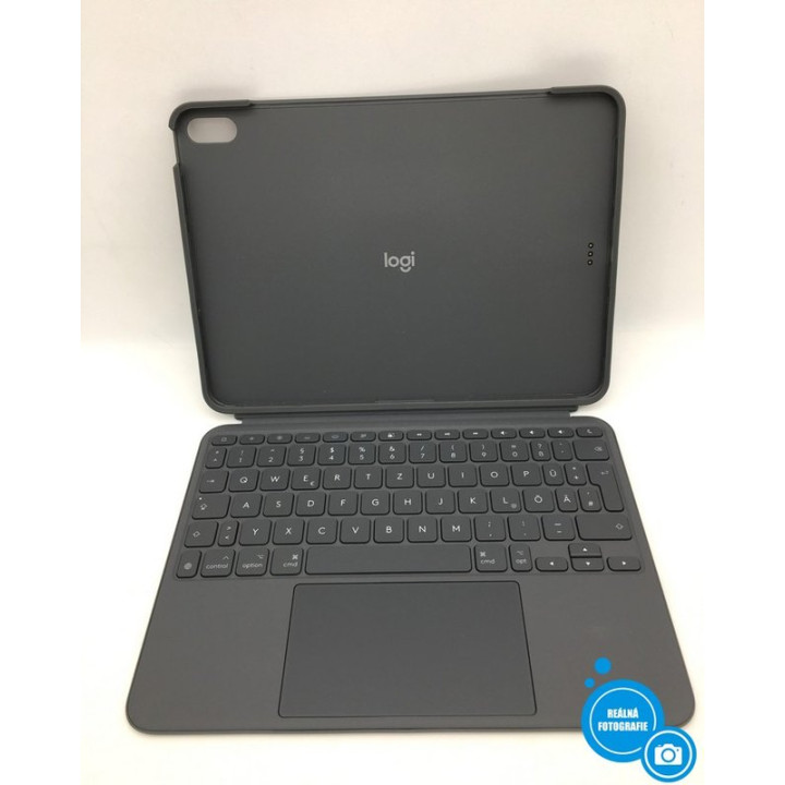 Ochranné pouzdro na iPad s klavesnicí LOGITECH Combo Touch YU0086, rozložení německý jazyk