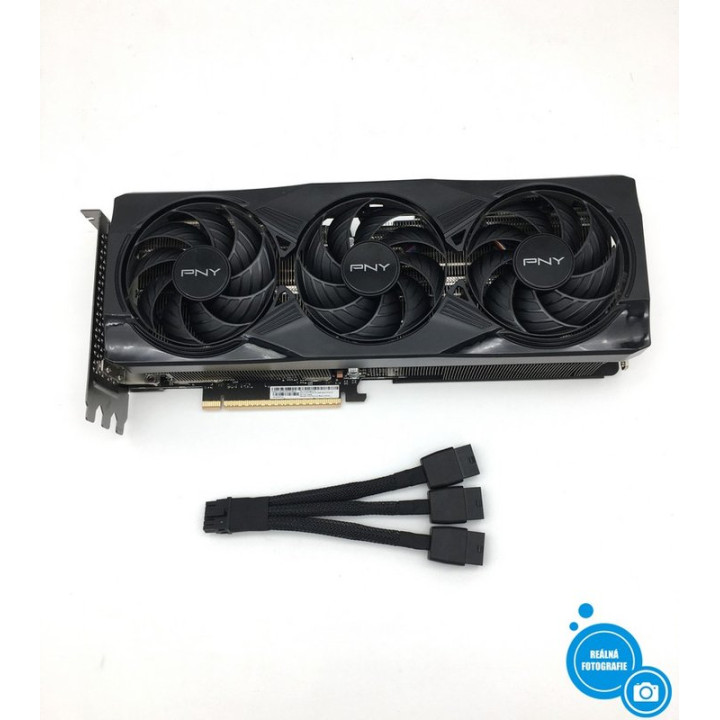 Grafická karta PNY Geforce RTX 5070 Ti, 16 GB GDDR7, černá