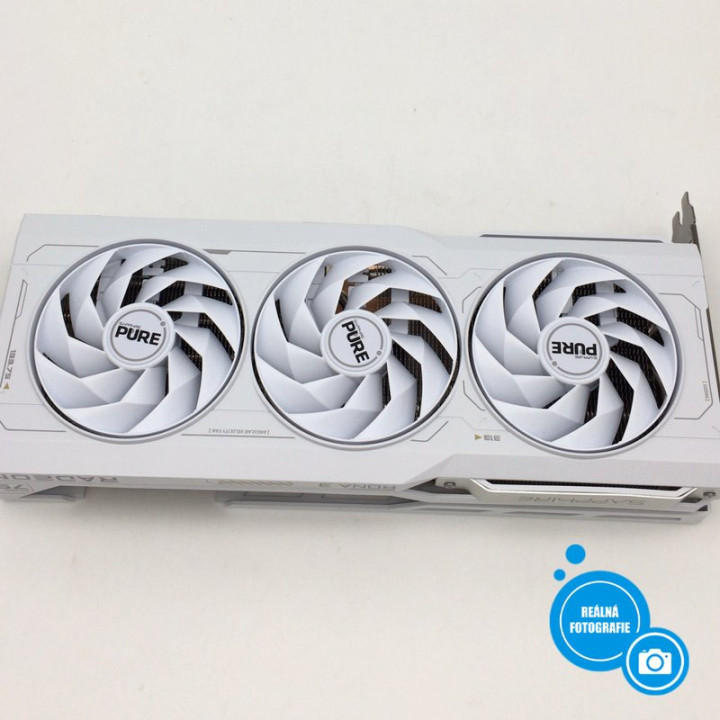 Grafická karta SAPPHIRE Radeon RX 7900 XT PURE (11323-09-20G), 20 GB GDDR6, bílá