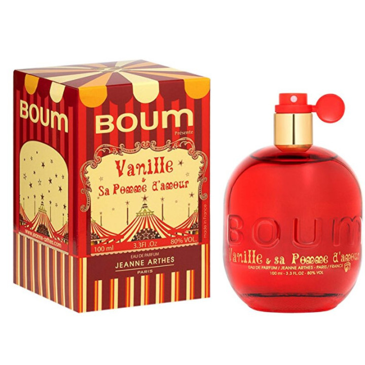 Parfémovaná voda pro ženy JEANNE ARTHES Boum Vanille Sa Pomme D`Amour, 100 ml