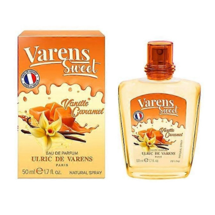 Parfémovaná voda pro ženy ULRIC DE VARENS Sweet, Vanille Caramel, 50 ml