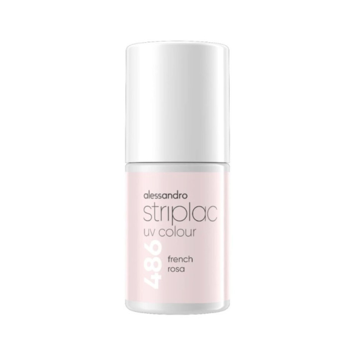 Laky na nehty ALESSANDRO Striplac UV Colour, odstín 486 French Rosa, 6,5 ml
