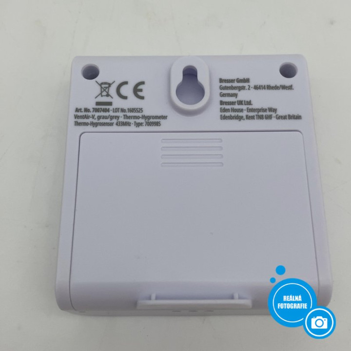 Meteostanice BRESSER VentAir V (7007404), šedá