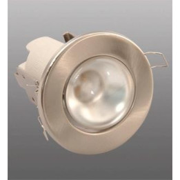 Nehybné bodové svítidlo Brilum R-63S, 60W - stříbrná