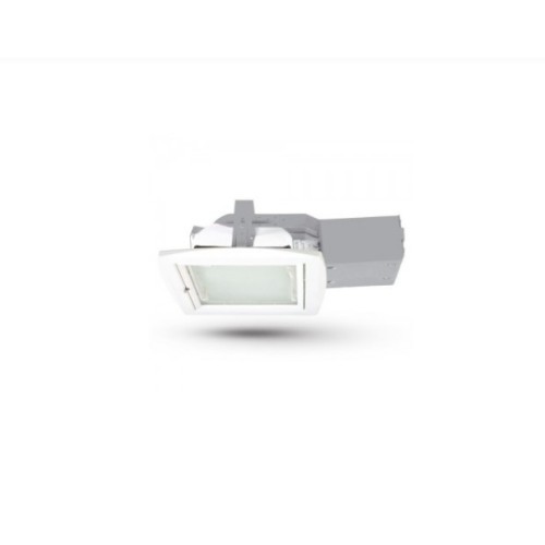 Stropní svítidlo s reflektorem Brilux Quad 13D 2x13W - bílá