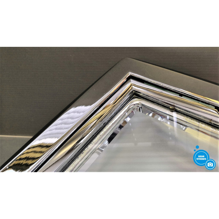 Stropní svítidlo s reflektorem Brilux QUAD 26D, 2x26W - stříbrná