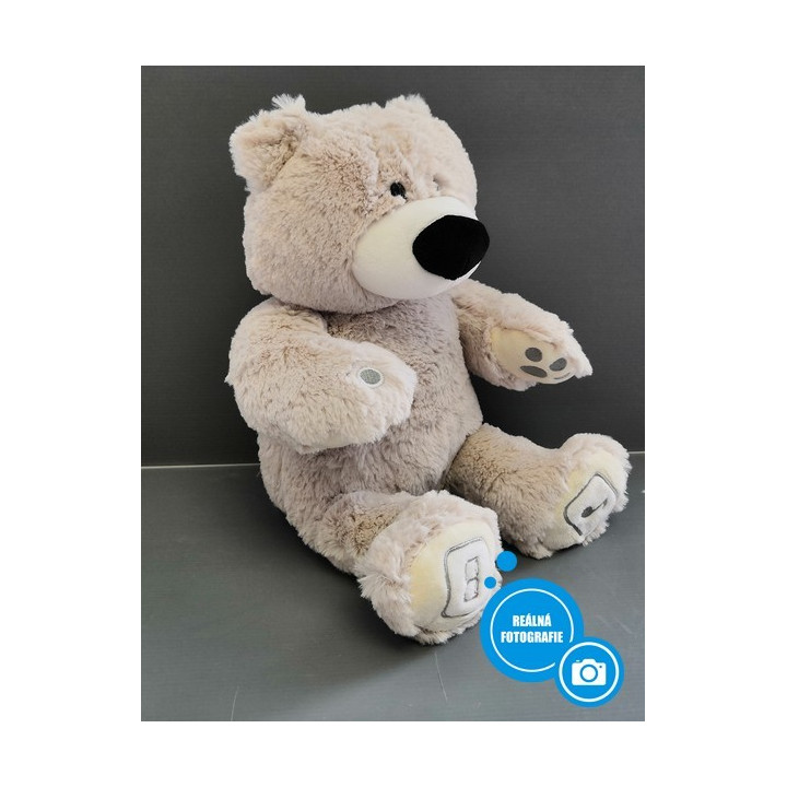 Plyšový medvídek Teddy - TM Toys, šedá