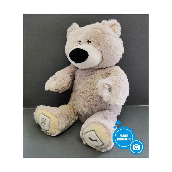 Plyšový medvídek Teddy - TM Toys, šedá