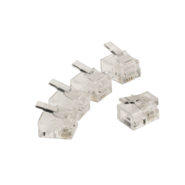 Telekomunikační konektor 5ks, Valueline VLTB90923T - čirá