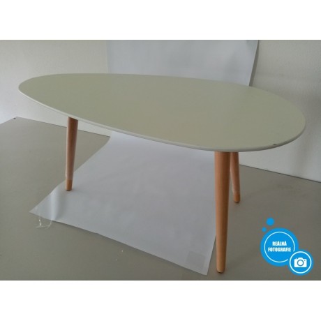 Konferenční stolek VidaXL 75x43x40cm, bílá