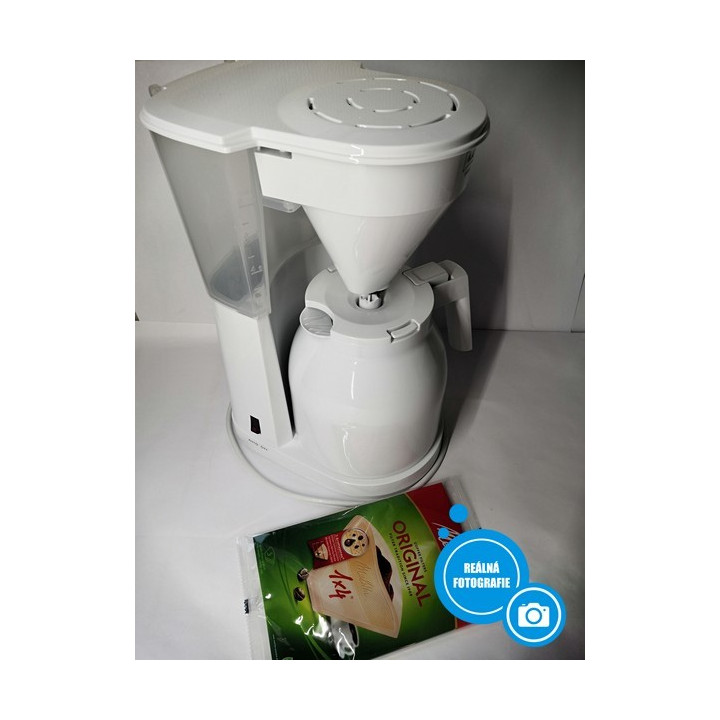 Kávovar s termoskou Melitta 1023-05, bílá