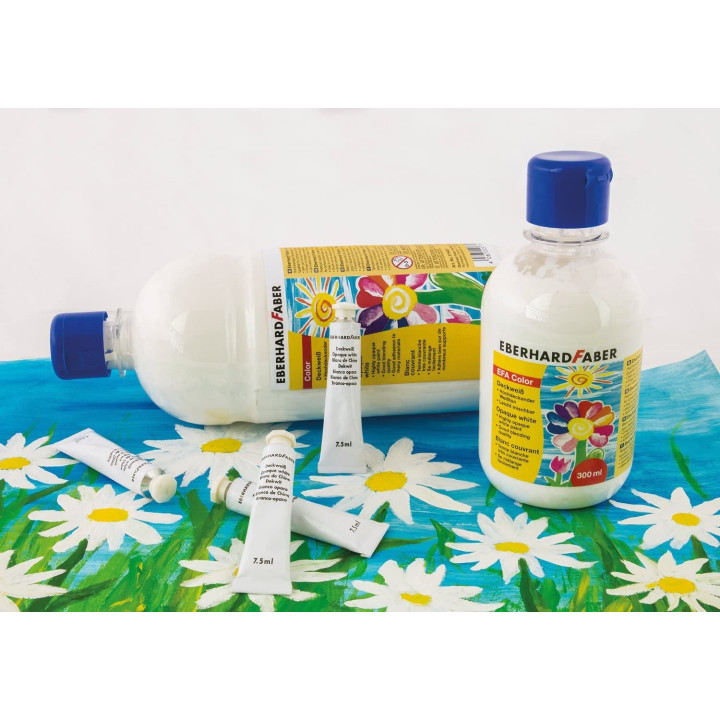Krycí barva Eberhard Faber 300ml - 575400, bílá