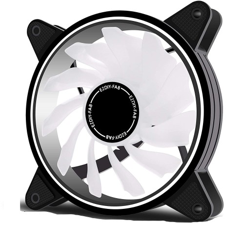 Počítačový RGB ventilátor Ezdiy-fab, černá