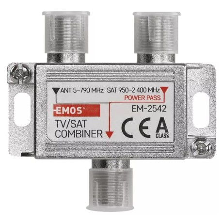 Slučovač satelitního a anténního signálu EMOS EM-2542 (TV/SAT)