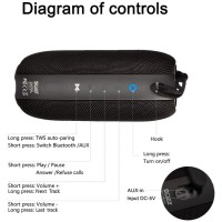 Bluetooth reproduktor Scijoy WT-002, 20 W, černá