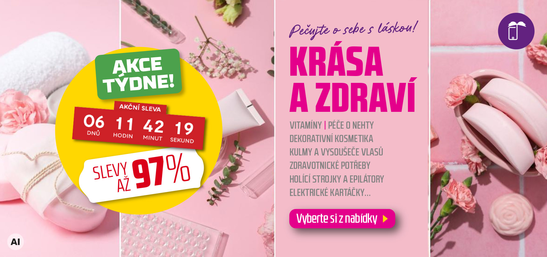 Repasovnik.cz * AKCE TÝDNE: kategorie KRÁSA A ZDRAVÍ s vyššími slevami až 97 %!